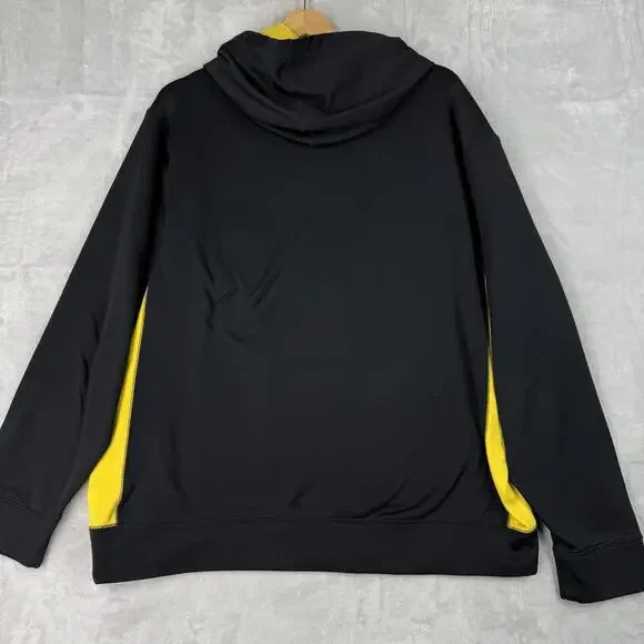 Nike Livestrong Therma Fit Hoodie Black Yellow Athletic Pullover Mens XL Running - Picture 2 of 9